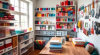 craft room organization tips