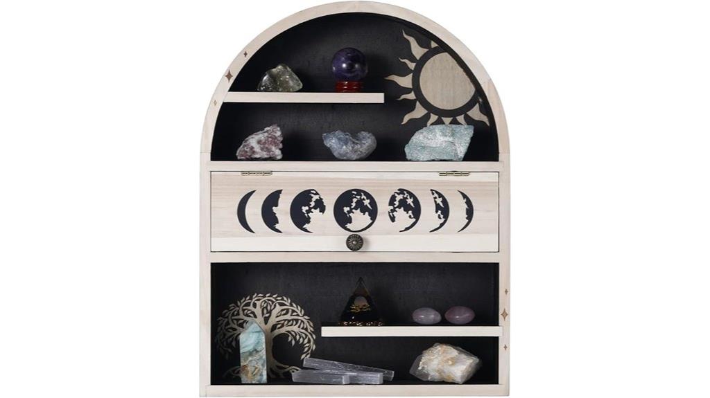 crystal storage with design