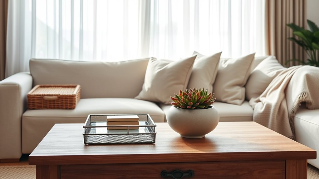 declutter for inviting space