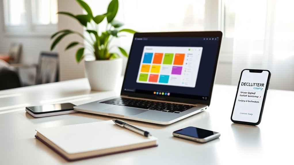 digital decluttering assistance tools