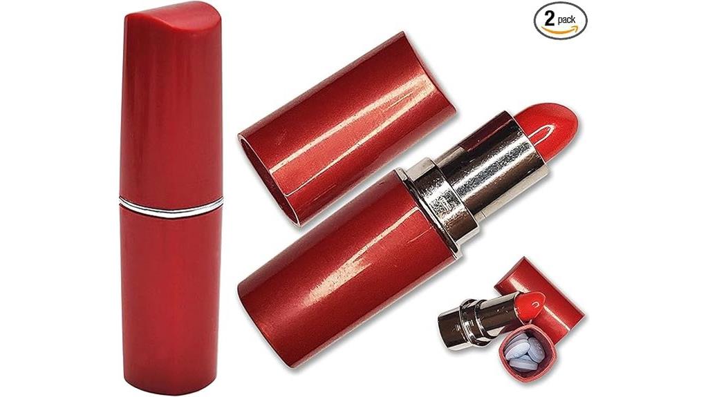 discreet lipstick storage solution