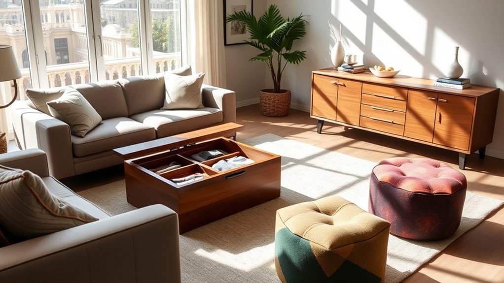 disguised storage solutions furniture