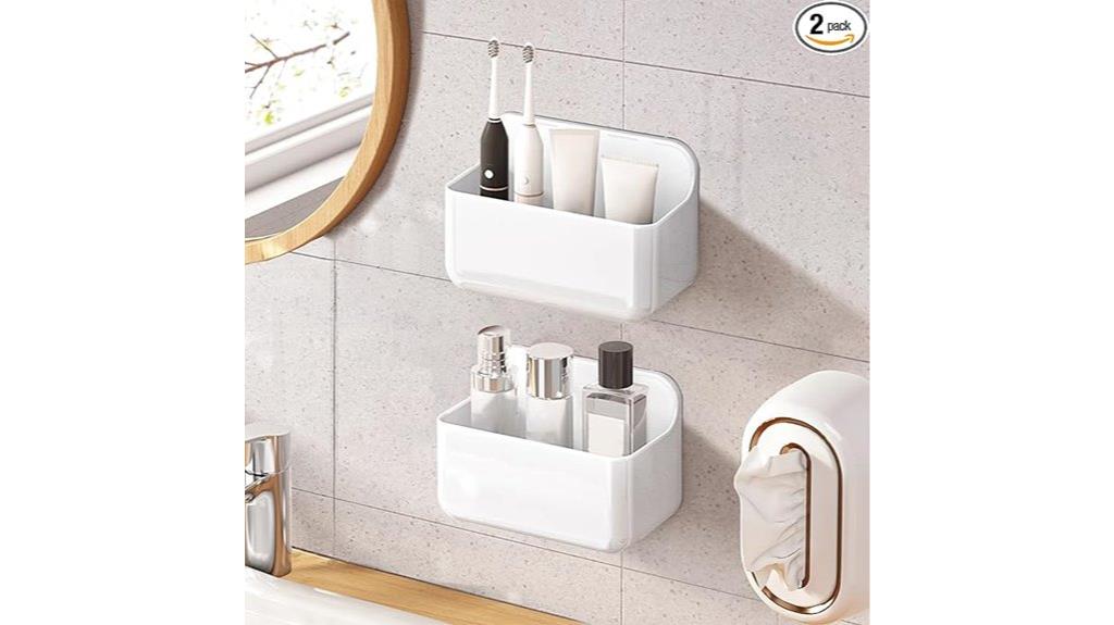 dual clear wall organizer