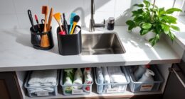 effective kitchen sink organization