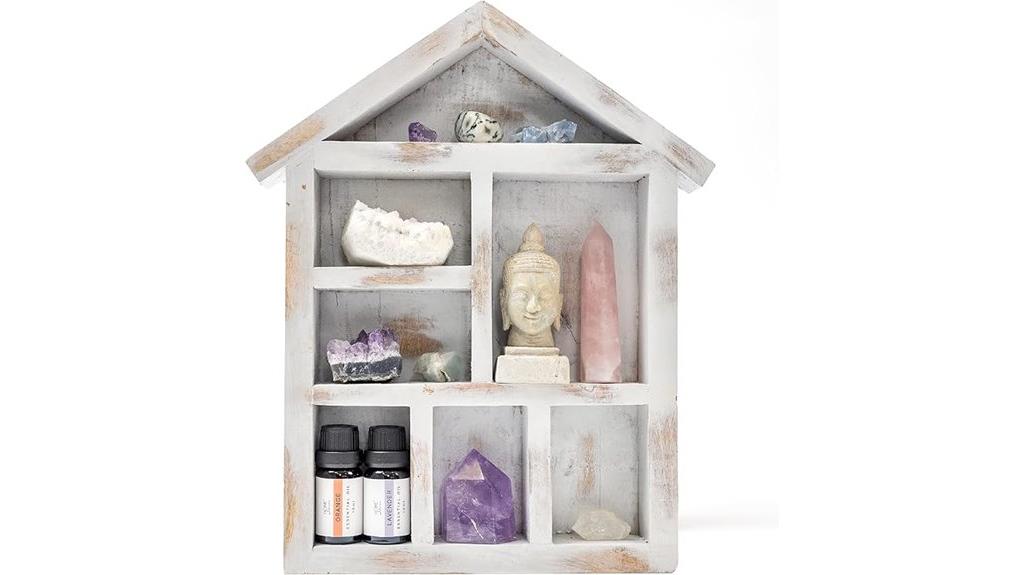 elegant crystal showcase display