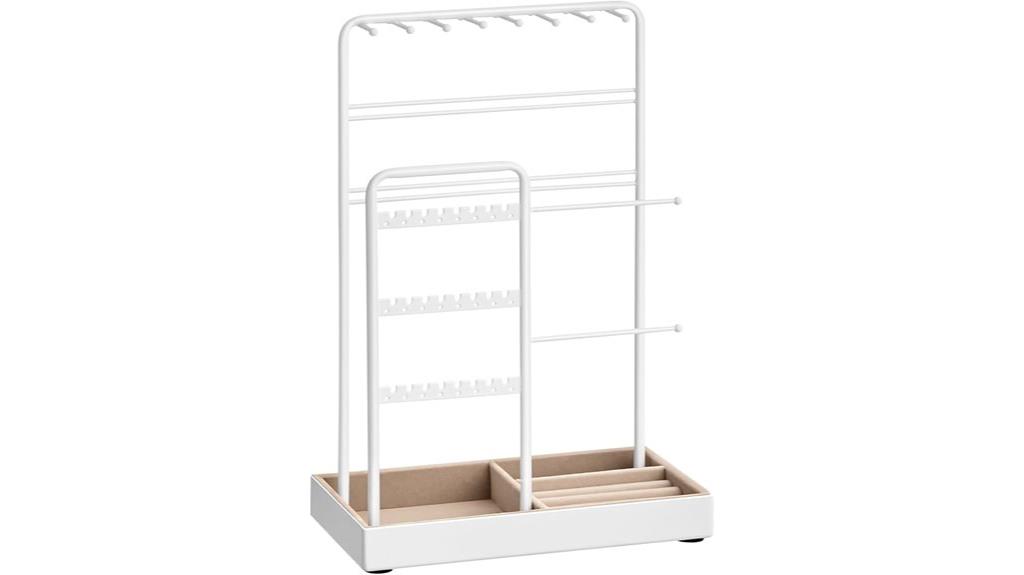 elegant matte white organizer