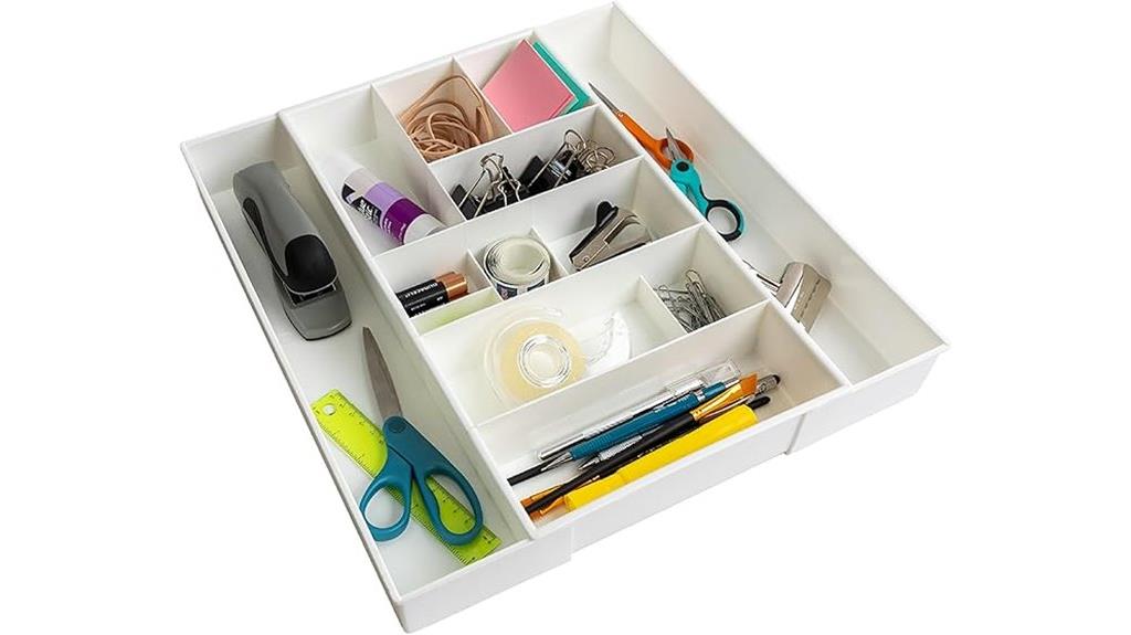 expandable desk organizer tray