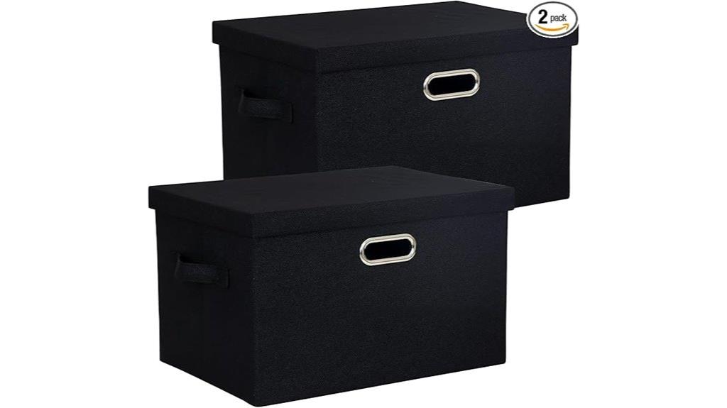 fabric storage bins set