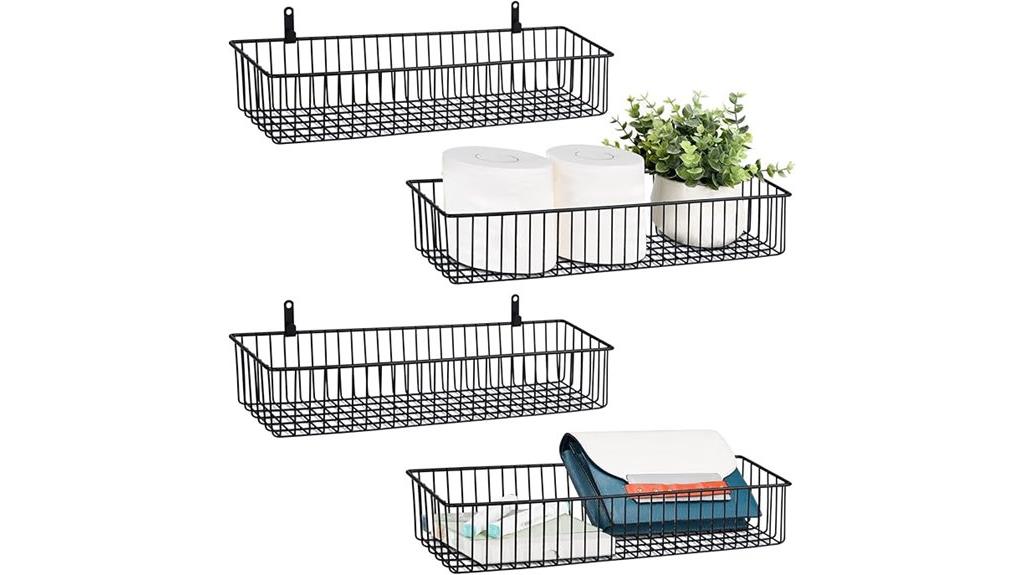farmhouse style storage baskets