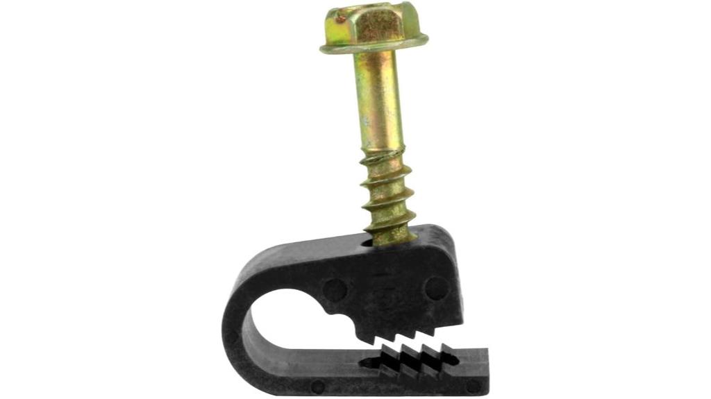 flexible cable screw clips