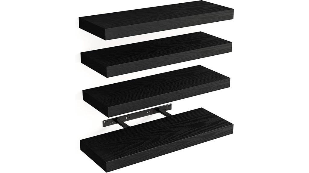 floating wall shelves set