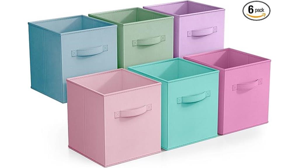 foldable storage organizing bins