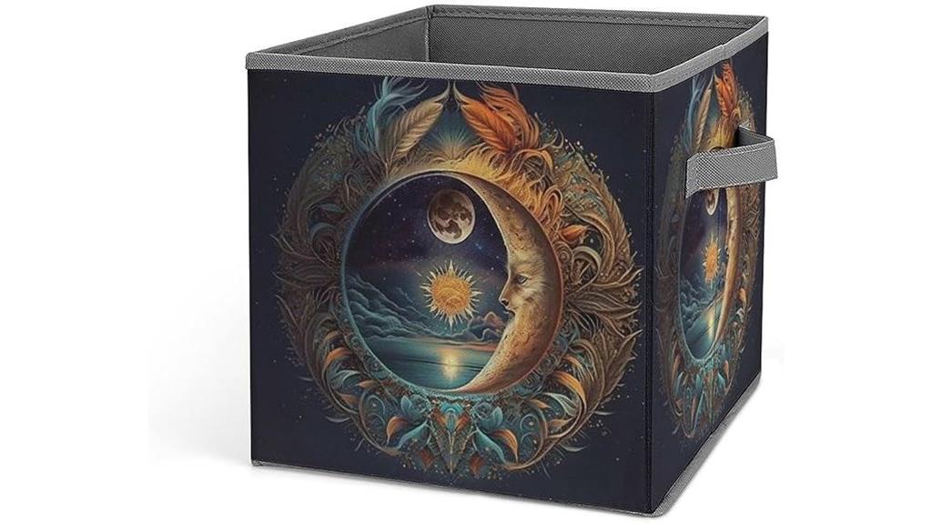 foldable sun moon bins