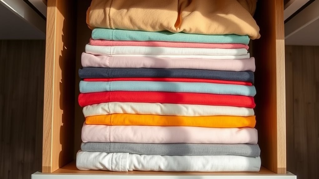 folding clothes for efficiency