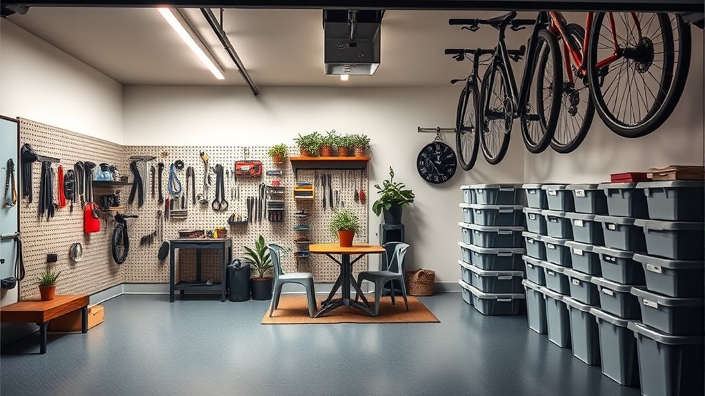 garage activity zone organization