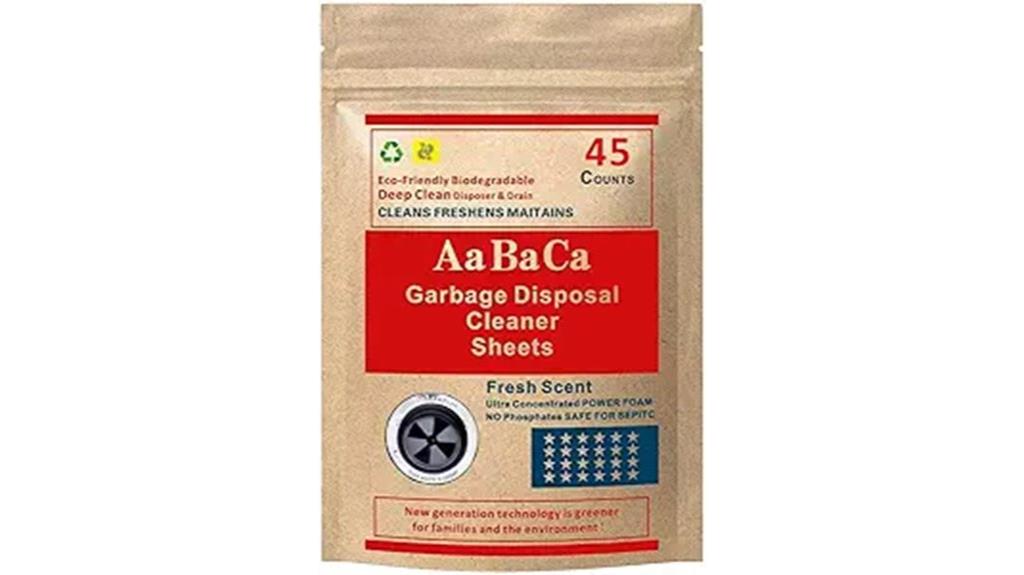 garbage disposal cleaner freshener