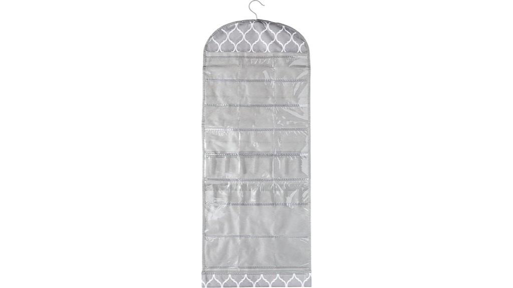 gray trellis jewelry organizer