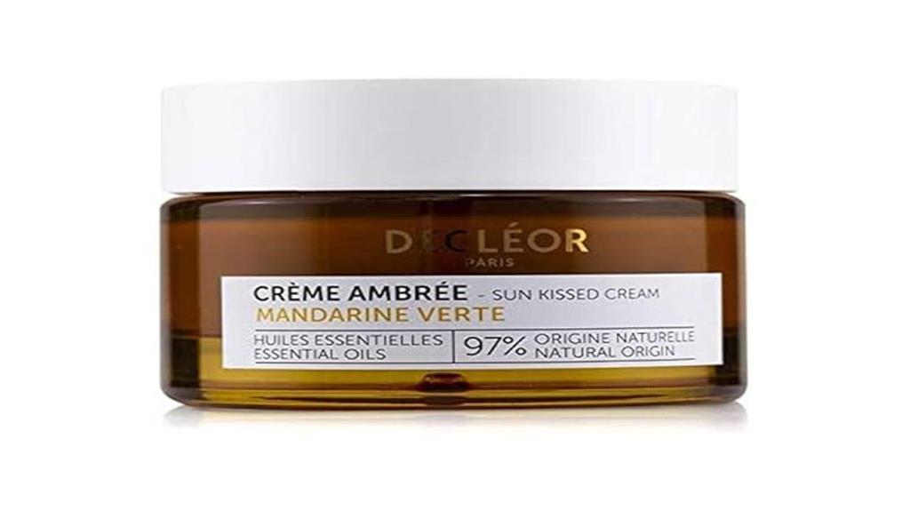 green mandarin amber cream