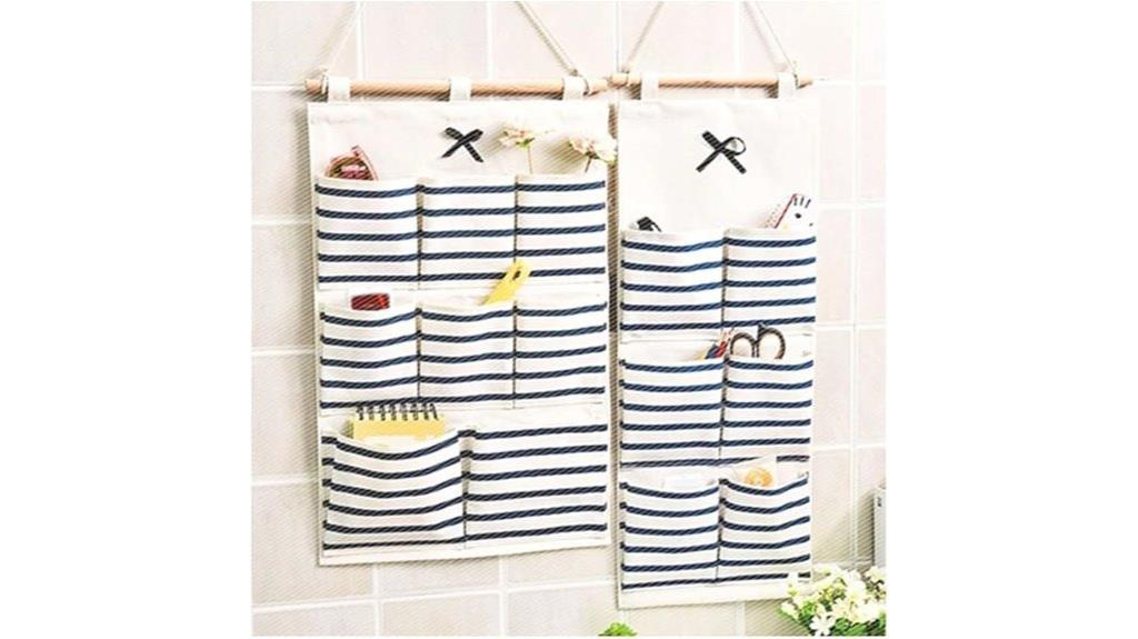 hanging fabric storage bags