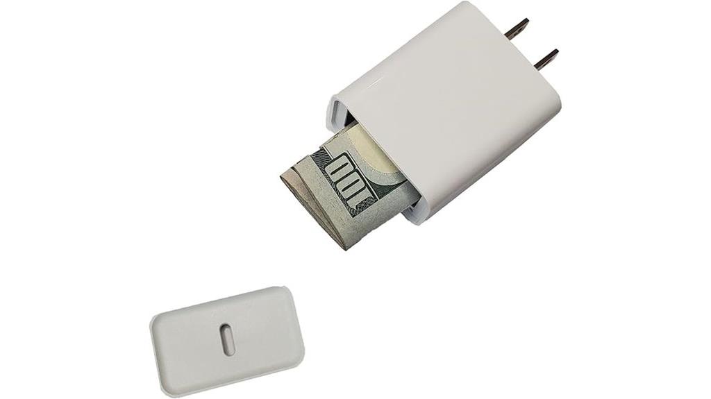 hidden compartment phone charger
