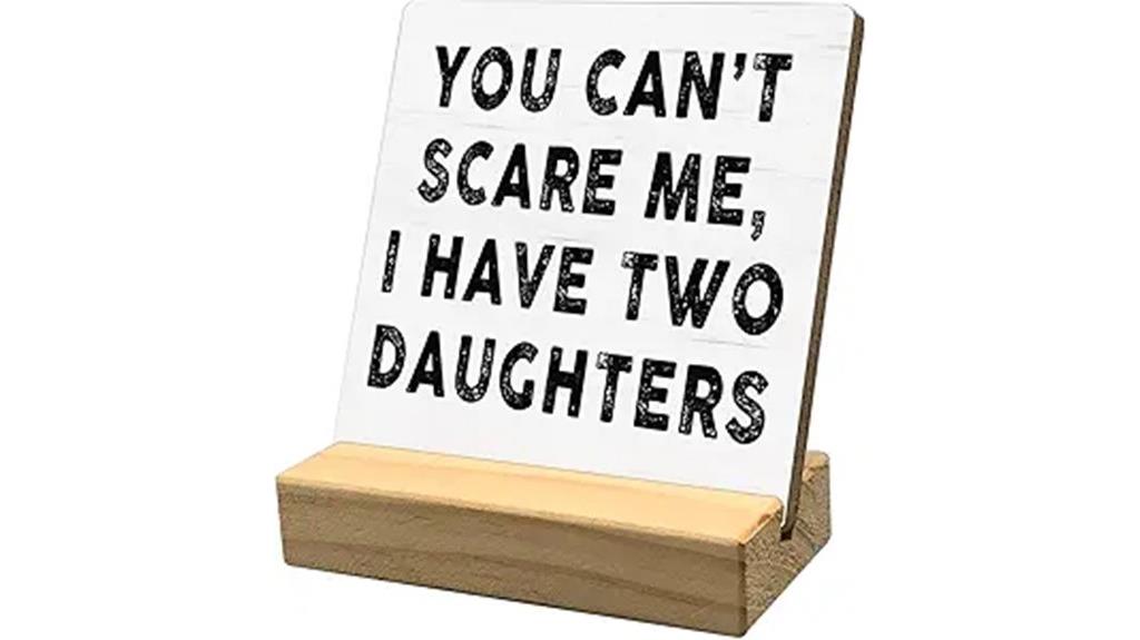 humorous desk sign message