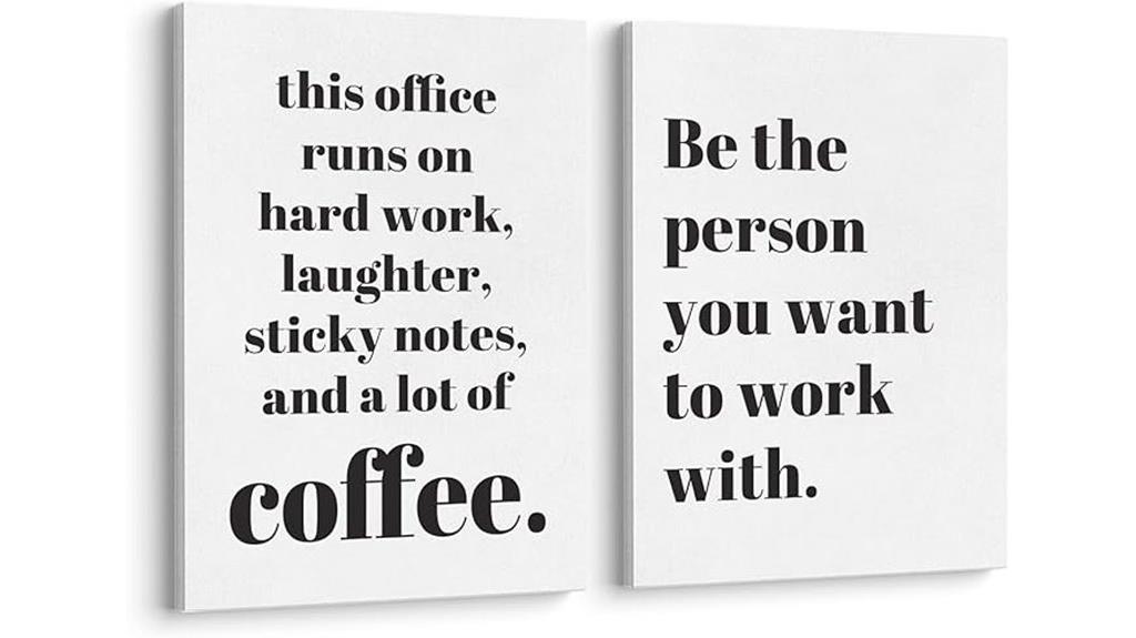inspirational wall art set
