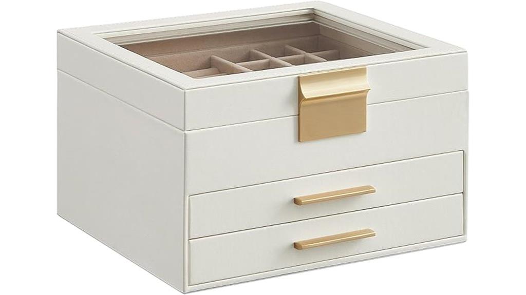 jewelry box with organizer