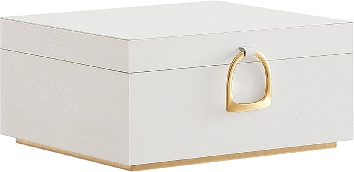 jewelry box with tray
