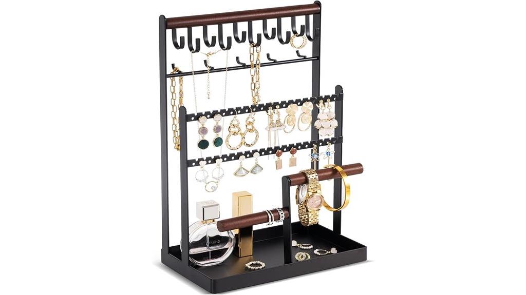 jewelry organizer with hooks