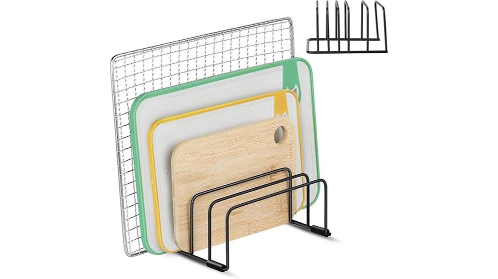 kitchen cutting board organizer