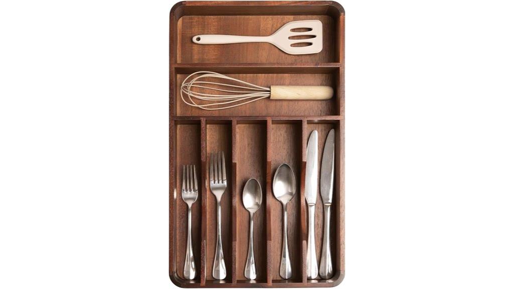 kitchen drawer silverware organizer