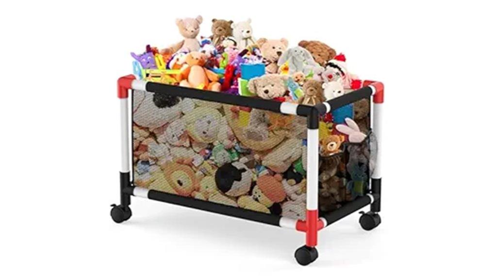 large mobile toy storage