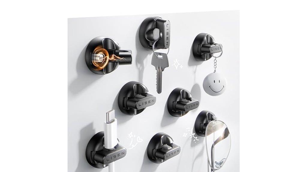 magnetic adhesive cable organizers