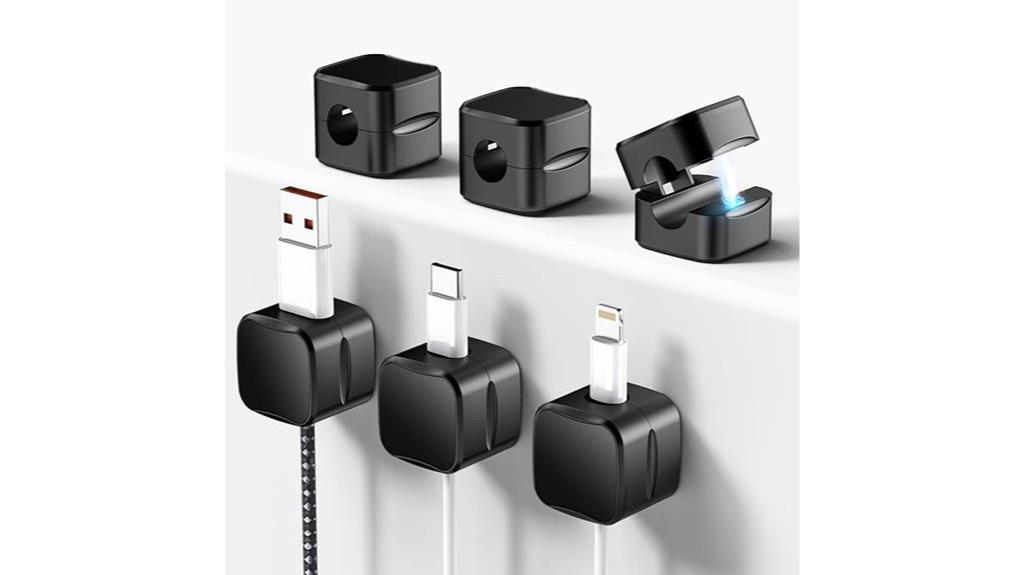 magnetic cable clip holder