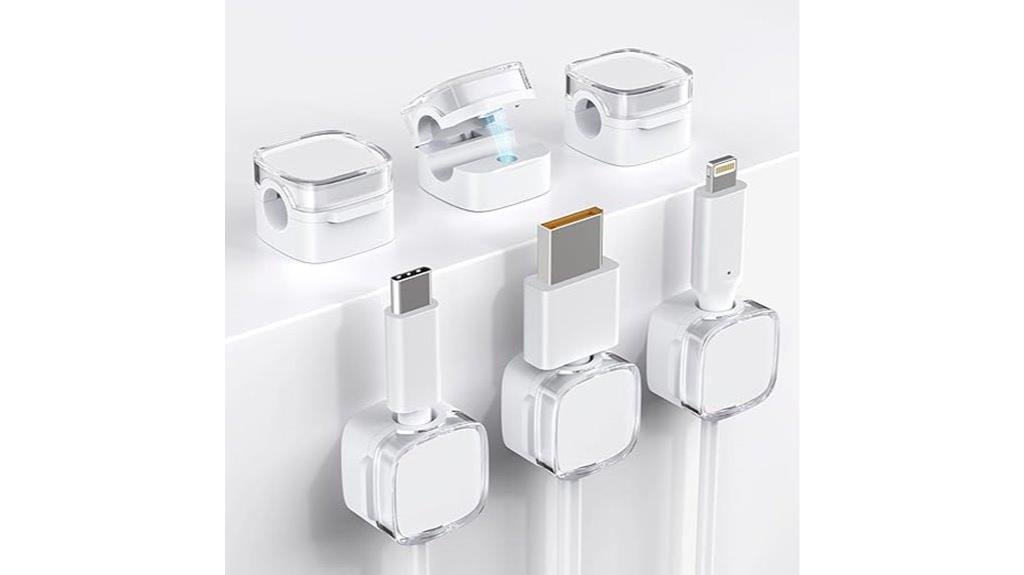 magnetic cable clips pack