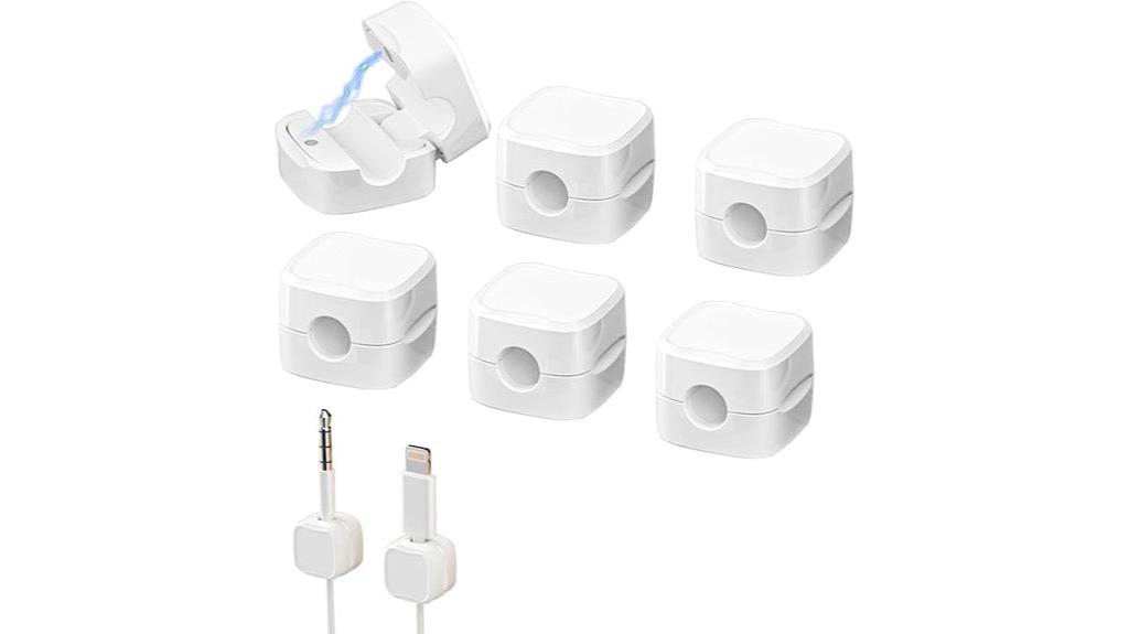magnetic cable management clips