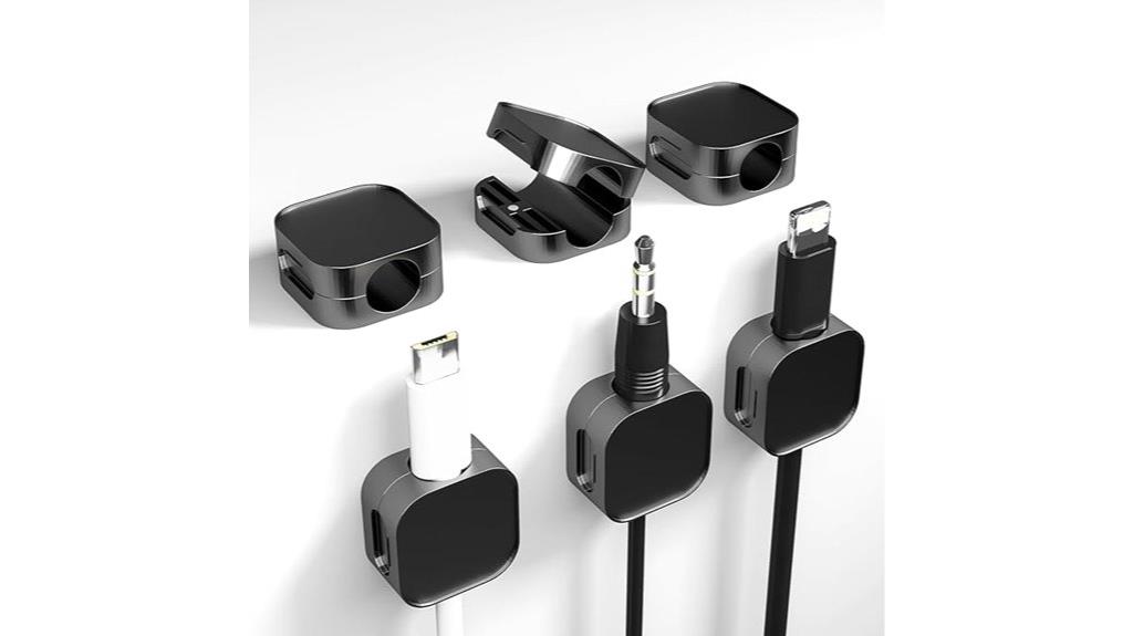 magnetic cable management clips