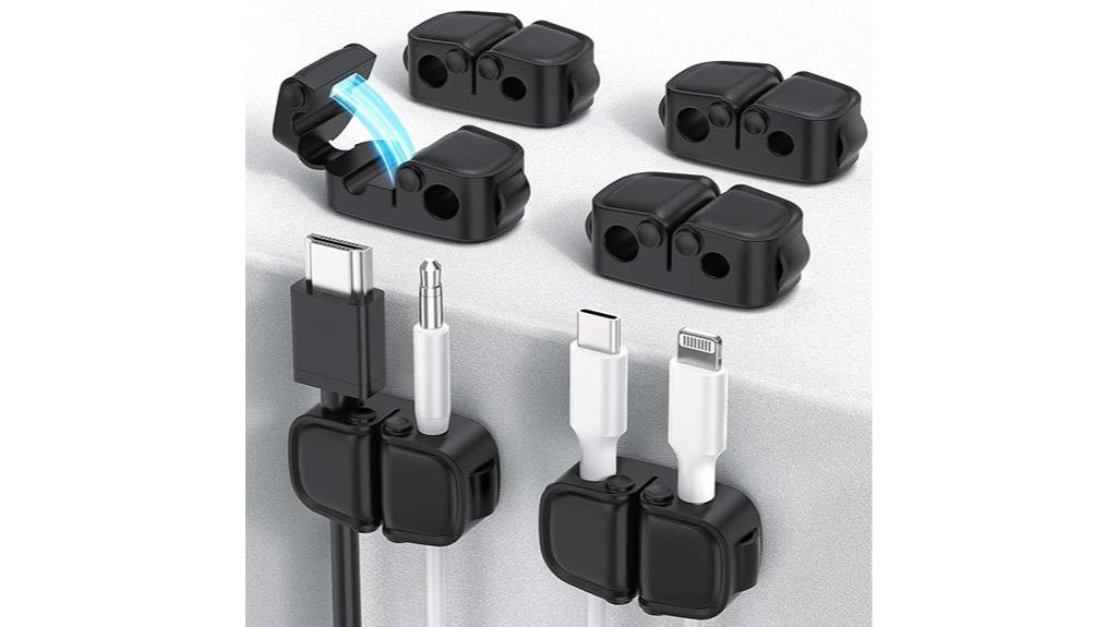 magnetic cable management clips