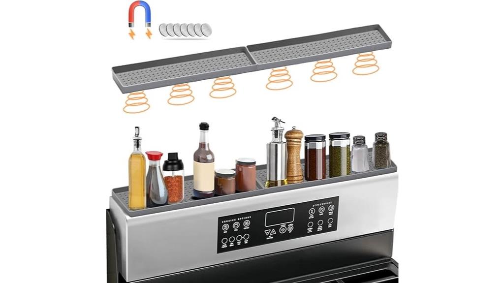 magnetic spice rack storage