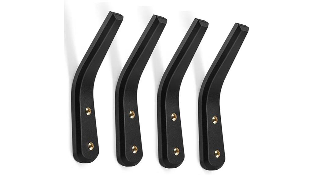 matte black wall hooks