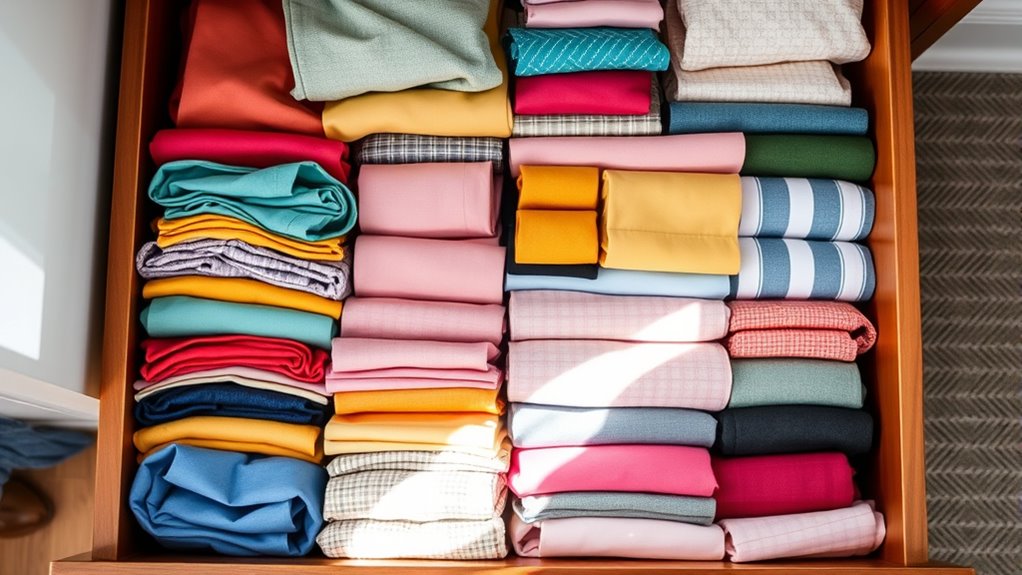 maximize drawer space efficiently