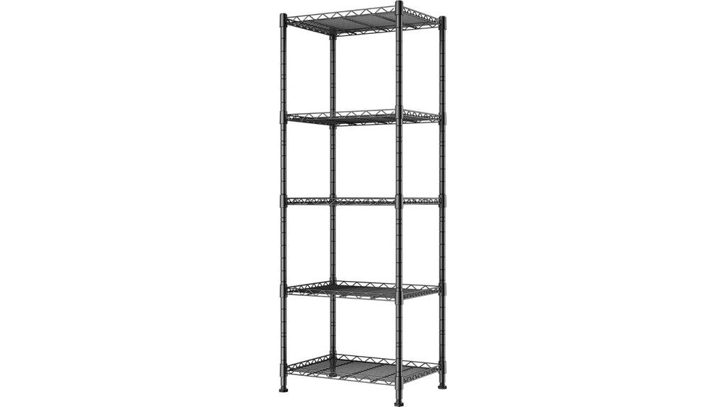 metal storage rack system