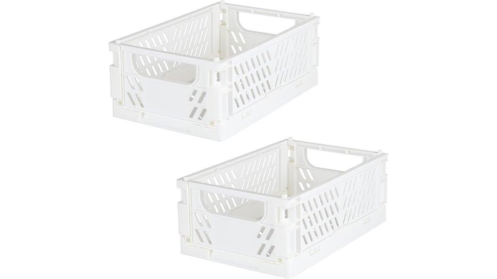 mini foldable storage baskets