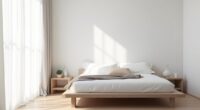 minimalist bedroom enhances sleep