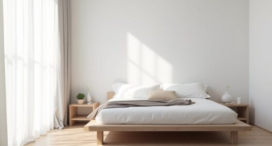 minimalist bedroom enhances sleep
