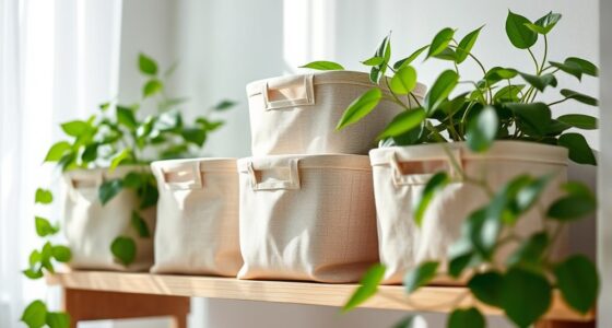 minimalist fabric storage solutions