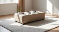 minimalist ottoman storage solutions