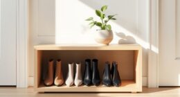 minimalist shoe organization solutions