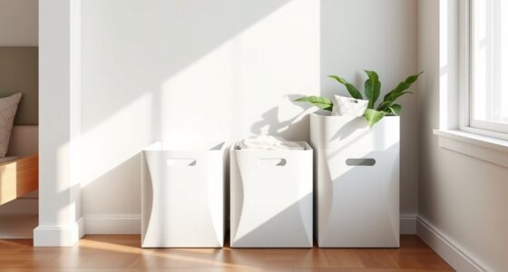 minimalist stackable storage solutions