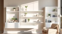 minimalist wall storage solutions